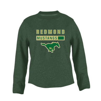Redmond Mustangs Mascot #7 Women's Sweatshirt