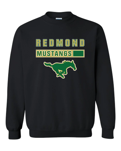 Redmond Mustangs Mascot #7 Men's Sweatshirt