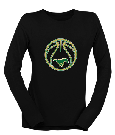 Redmond Mustangs Basketball #2 Women's Premium LS T-Shirt