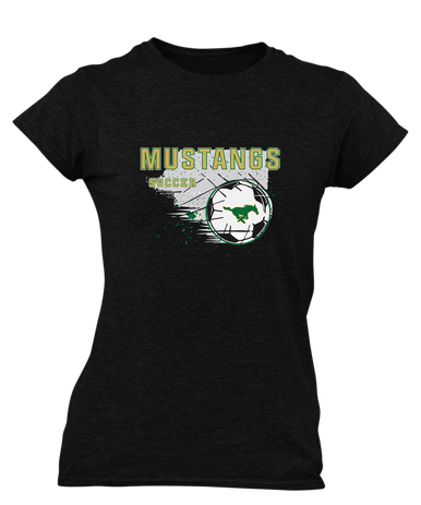Redmond Mustangs Soccer #2 Women's Premium SS T-Shirt