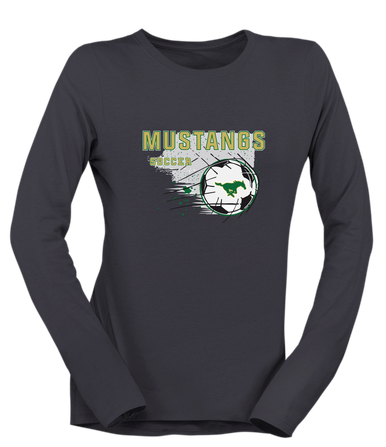 Redmond Mustangs Soccer #2 Women's Premium LS T-Shirt