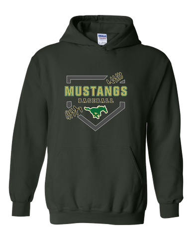 Redmond Mustangs Baseball #2 Men's Hoodie