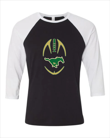 Redmond Mustangs Football #4 Women's Baseball T-Shirt