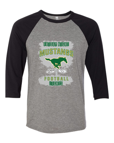 Redmond Mustangs Football #6 Men's Baseball T-Shirt