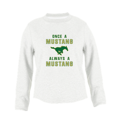 Redmond Mustangs Once A Women's Sweatshirt
