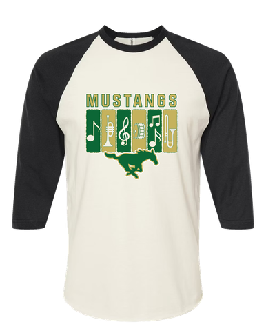 Redmond Mustangs Band # 2 Women's Baseball T-Shirt
