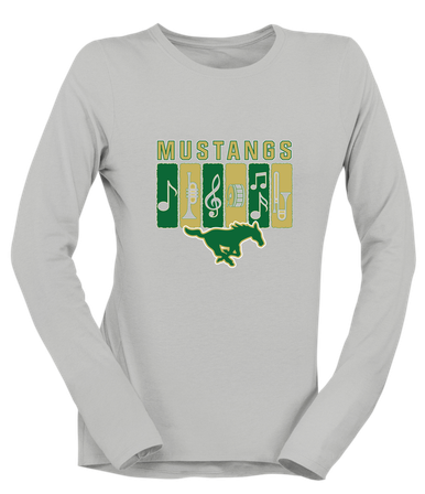 Redmond Mustangs Band # 2 Women's Premium LS T-Shirt