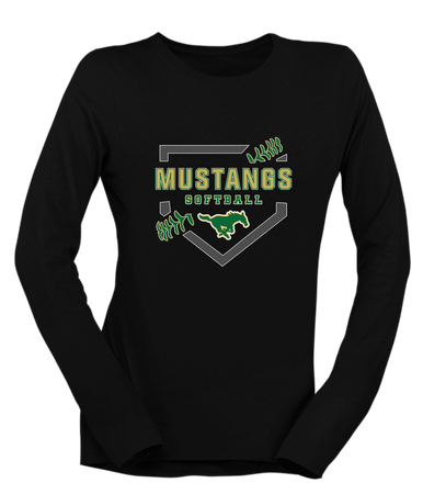 Redmond Mustangs Softball #2 Women's Premium LS T-Shirt