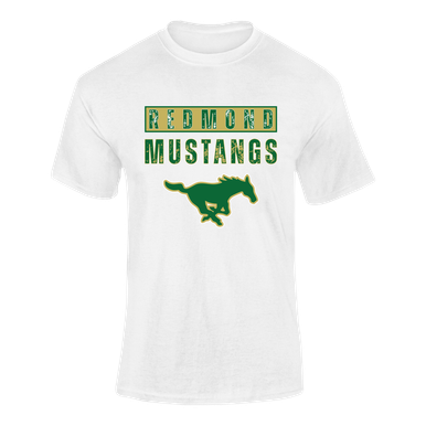 Redmond Mustangs Mascot #9 Men's SS T-Shirt