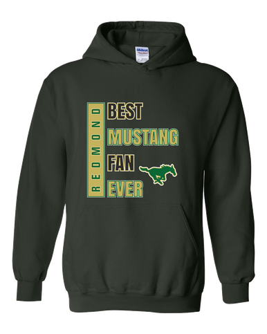 Redmond Mustangs Best Mustang Fan Men's Hoodie