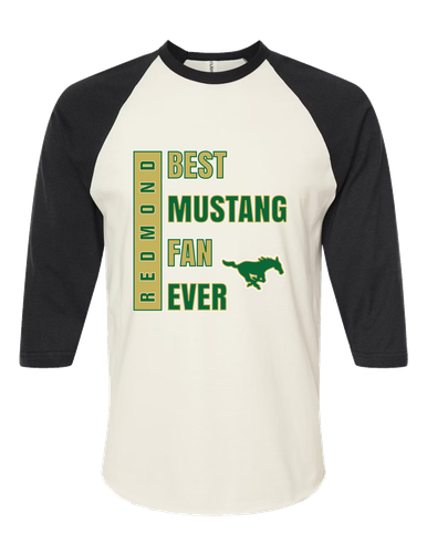 Redmond Mustangs Best Mustang Fan Men's Baseball T-Shirt