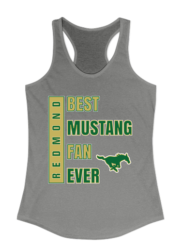 Redmond Mustangs Best Mustang Fan Women's Tank Top