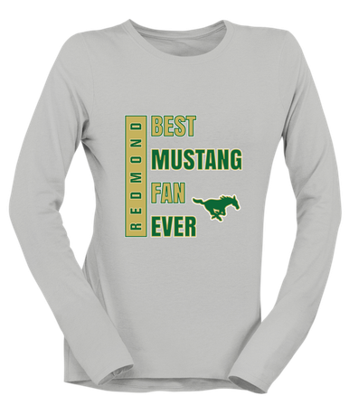 Redmond Mustangs Best Mustang Fan Women's Premium LS T-Shirt