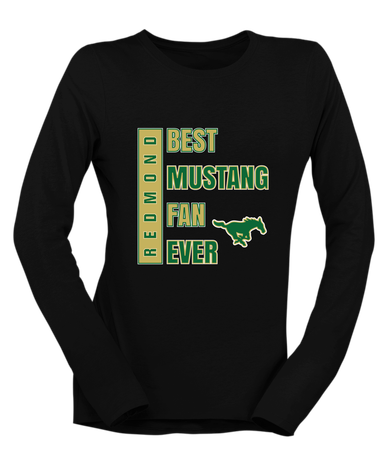 Redmond Mustangs Best Mustang Fan Women's LS T-Shirt