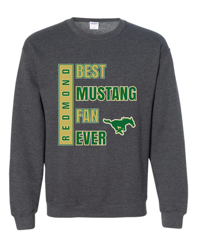 Redmond Mustangs Best Mustang Fan Men's Sweatshirt