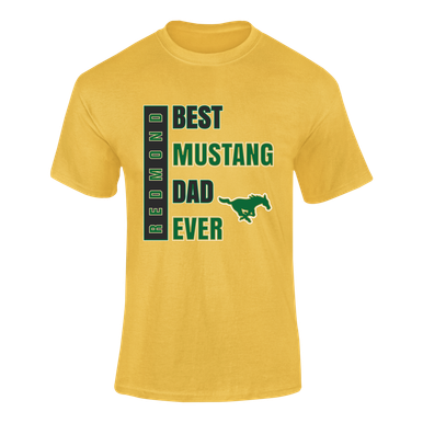 Redmond Mustangs Best Mustang Dad Men's Premium SS T-Shirt