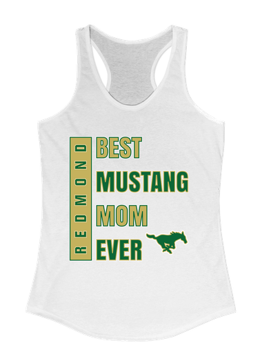 Redmond Mustangs Best Mustang Mom Women's Tank Top