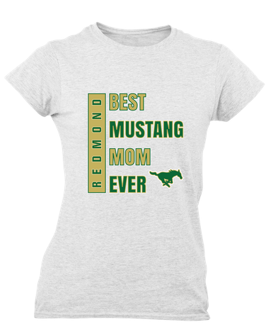 Redmond Mustangs Best Mustang Mom Women's SS T-Shirt