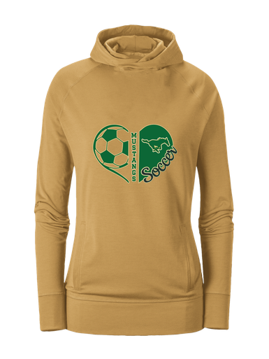 Redmond Mustangs Heart Soccer Women's Hoodie