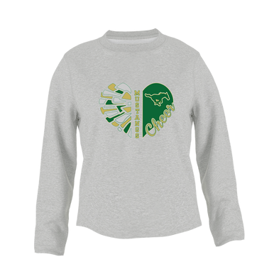 Redmond Mustangs Heart Cheer Women's Sweatshirt