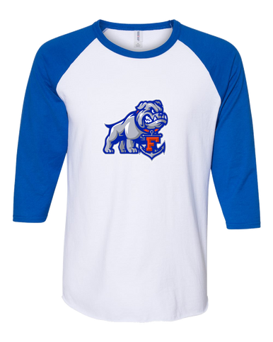 Freeport Bulldogs Anchor Mascot #1 Women's Baseball T-Shirt