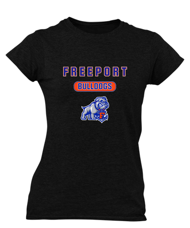 Freeport Bulldogs Anchor Mascot #3 Women's Premium SS T-Shirt