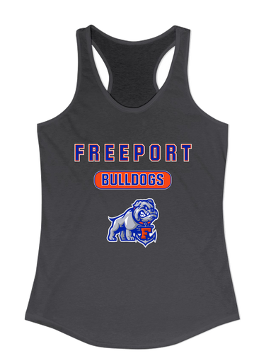 Freeport Bulldogs Anchor Mascot #3 Women's Tank Top
