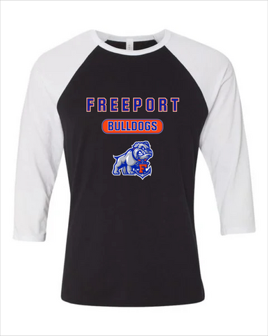Freeport Bulldogs Anchor Mascot #3 Men's Baseball T-Shirt