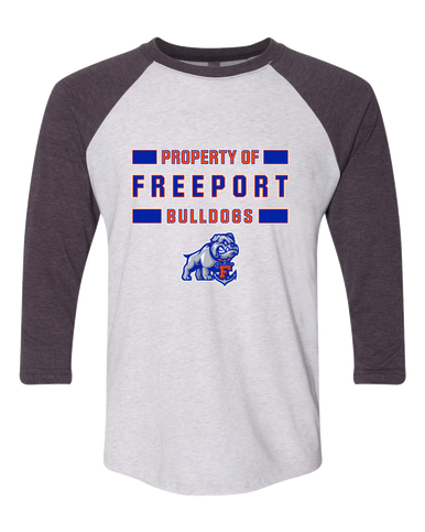 Freeport Bulldogs Anchor Property Of Men's Baseball T-Shirt