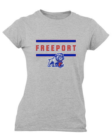 Freeport Bulldogs Anchor Mascot #4 Women's Premium SS T-Shirt