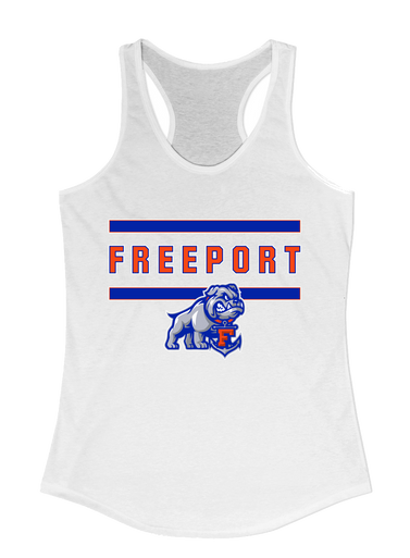 Freeport Bulldogs Anchor Mascot #4 Women's Tank Top