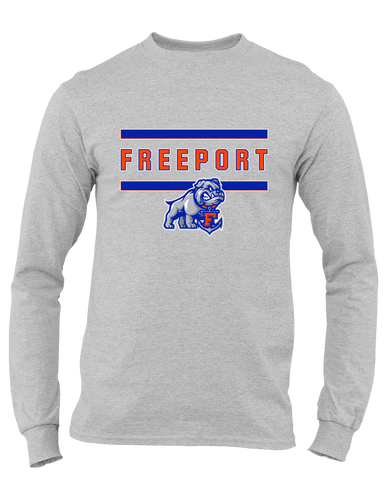 Freeport Bulldogs Anchor Mascot #4 Men's Premium LS T-Shirt