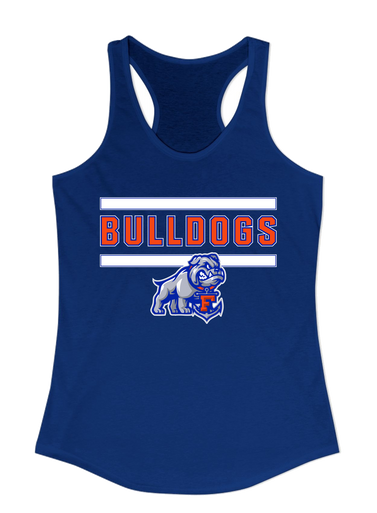 Freeport Bulldogs Anchor Mascot #5 Women's Tank Top