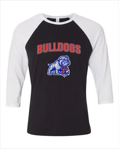 Freeport Bulldogs Anchor Mascot #6 Women's Baseball T-Shirt