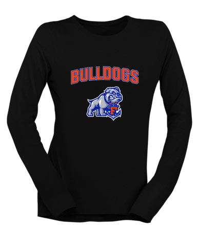 Freeport Bulldogs Anchor Mascot #6 Women's Premium LS T-Shirt