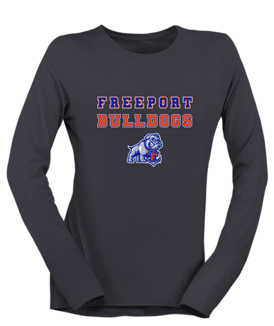 Freeport Bulldogs Anchor Spirit Women's LS T-Shirt