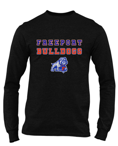 Freeport Bulldogs Anchor Spirit Men's LS T-Shirt