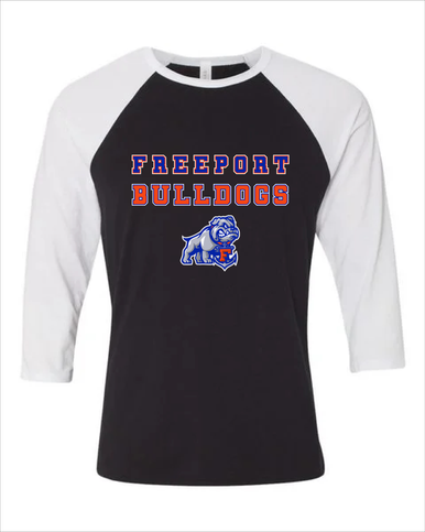 Freeport Bulldogs Anchor Spirit Men's Baseball T-Shirt