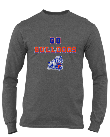 Freeport Bulldogs Anchor Go Team Men's LS T-Shirt