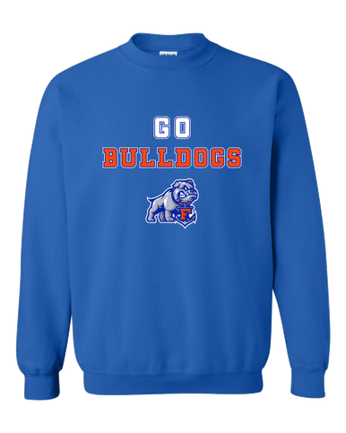 Freeport Bulldogs Anchor Go Team Men's Sweatshirt