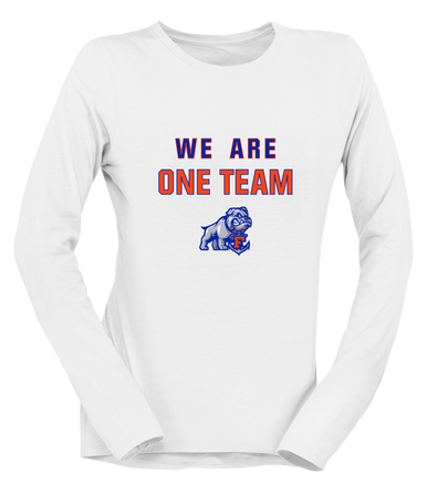 Freeport Bulldogs Anchor We Are One Team Women's LS T-Shirt