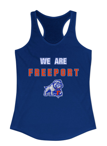 Freeport Bulldogs Anchor We Are Women's Tank Top
