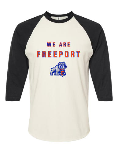 Freeport Bulldogs Anchor We Are Men's Baseball T-Shirt