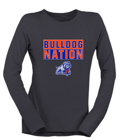 Freeport Bulldogs Anchor Nation #1 Women's Premium LS T-Shirt