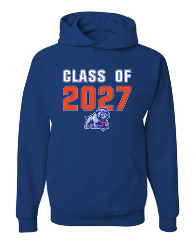 Freeport Bulldogs Anchor Class of 2027 Men's Premium Hoodie