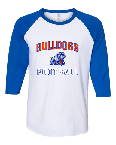 Freeport Bulldogs Anchor Football #1 Men's Baseball T-Shirt