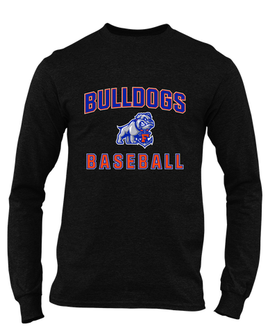 Freeport Bulldogs Anchor Baseball #1 Men's LS T-Shirt