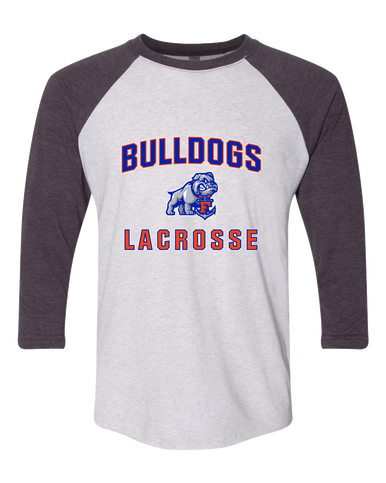 Freeport Bulldogs Anchor Lacrosse Men's Baseball T-Shirt