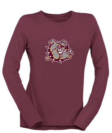 King's Fork Bulldogs Mascot #1 Women's LS T-Shirt