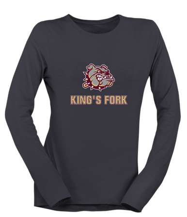 King's Fork Bulldogs Mascot #2 Women's Premium LS T-Shirt